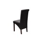 Sillas de comedor 6 unidades cuero sintético negro de vidaXL, Sillas de comedor - Ref: Foro24-160318, Precio: 569,55 €, Descu...