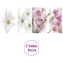 Biombo divisor plegable 200x170 cm flores de vidaXL, Divisores de ambientes - Ref: Foro24-240479, Precio: 128,31 €, Descuento: %