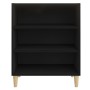 Aparador de madera contrachapada negro 57x35x70 cm de vidaXL, Aparadores - Ref: Foro24-806050, Precio: 48,09 €, Descuento: %