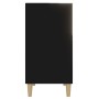 Aparador de madera contrachapada negro 57x35x70 cm de vidaXL, Aparadores - Ref: Foro24-806050, Precio: 48,09 €, Descuento: %