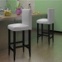 Taburetes de cocina 2 unidades cuero sintético blanco de vidaXL, Taburetes de cocina - Ref: Foro24-240073, Precio: 196,66 €, ...