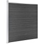 Juego de paneles de valla WPC negro 1218x186 cm de vidaXL, Paneles de vallas - Ref: Foro24-3070434, Precio: 1,00 €, Descuento: %