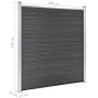 Juego de paneles de valla WPC negro 1218x186 cm de vidaXL, Paneles de vallas - Ref: Foro24-3070434, Precio: 1,00 €, Descuento: %