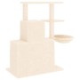 Rascador para gatos con postes de sisal color crema 83 cm en Mobiliario para gatos | Comprar online en Foru.es