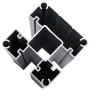 Juego de paneles de valla WPC negro 526x186 cm de vidaXL, Paneles de vallas - Ref: Foro24-3070430, Precio: 719,12 €, Descuent...