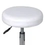 Taburete de oficina blanco de vidaXL, Sillas de oficina - Ref: Foro24-240470, Precio: 45,12 €, Descuento: %