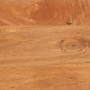 Mesita de noche de madera maciza de mango marrón y negro de vidaXL, Mesitas de noche - Ref: Foro24-356779, Precio: 44,53 €, D...