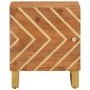 Mesitas de noche 2 uds madera maciza de mango marrón y negro de vidaXL, Mesitas de noche - Ref: Foro24-356780, Precio: 97,07 ...