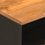 Mesitas de noche 2 uds madera maciza de mango marrón y negro de vidaXL, Mesitas de noche - Ref: Foro24-356790, Precio: 79,03 ...