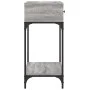 Mesa consola madera de ingeniería gris Sonoma 75x34,5x75 cm de vidaXL, Mesas auxiliares - Ref: Foro24-833401, Precio: 58,35 €...