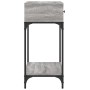Mesa consola madera de ingeniería gris Sonoma 75x34,5x75 cm de vidaXL, Mesas auxiliares - Ref: Foro24-833401, Precio: 59,29 €...