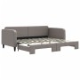 Sofá cama nido tela gris taupe 90x200 cm de vidaXL, Camas y somieres - Ref: Foro24-3196819, Precio: 249,16 €, Descuento: %