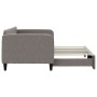 Sofá cama nido tela gris taupe 90x200 cm de vidaXL, Camas y somieres - Ref: Foro24-3196819, Precio: 249,16 €, Descuento: %