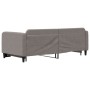 Sofá cama nido tela gris taupe 90x200 cm de vidaXL, Camas y somieres - Ref: Foro24-3196819, Precio: 249,16 €, Descuento: %