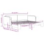Sofá cama nido tela gris taupe 90x200 cm de vidaXL, Camas y somieres - Ref: Foro24-3196819, Precio: 249,16 €, Descuento: %