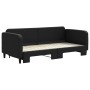 Sofá cama nido tela negro 90x200 cm de vidaXL, Camas y somieres - Ref: Foro24-3196818, Precio: 252,53 €, Descuento: %