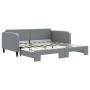Sofá cama nido tela gris claro 90x190 cm de vidaXL, Camas y somieres - Ref: Foro24-3196826, Precio: 249,42 €, Descuento: %