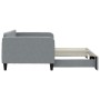 Sofá cama nido tela gris claro 90x190 cm de vidaXL, Camas y somieres - Ref: Foro24-3196826, Precio: 249,42 €, Descuento: %