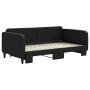 Sofá cama nido tela negro 90x190 cm de vidaXL, Camas y somieres - Ref: Foro24-3196828, Precio: 242,57 €, Descuento: %