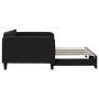 Sofá cama nido tela negro 100x200 cm de vidaXL, Camas y somieres - Ref: Foro24-3196823, Precio: 263,11 €, Descuento: %