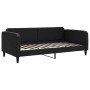 Sofá cama nido tela negro 100x200 cm de vidaXL, Camas y somieres - Ref: Foro24-3196823, Precio: 263,11 €, Descuento: %