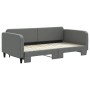 Sofá cama nido tela gris oscuro 100x200 cm de vidaXL, Camas y somieres - Ref: Foro24-3196822, Precio: 260,36 €, Descuento: %