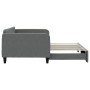 Sofá cama nido tela gris oscuro 100x200 cm de vidaXL, Camas y somieres - Ref: Foro24-3196822, Precio: 260,36 €, Descuento: %