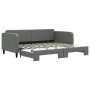 Sofá cama nido tela gris oscuro 90x200 cm de vidaXL, Camas y somieres - Ref: Foro24-3196817, Precio: 250,87 €, Descuento: %