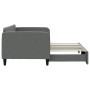 Sofá cama nido tela gris oscuro 90x200 cm de vidaXL, Camas y somieres - Ref: Foro24-3196817, Precio: 250,87 €, Descuento: %