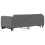 Sofá cama nido tela gris oscuro 90x200 cm de vidaXL, Camas y somieres - Ref: Foro24-3196817, Precio: 250,87 €, Descuento: %