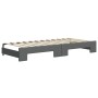 Sofá cama nido tela gris oscuro 90x200 cm de vidaXL, Camas y somieres - Ref: Foro24-3196817, Precio: 250,87 €, Descuento: %