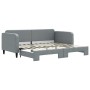 Sofá cama nido tela gris claro 90x200 cm de vidaXL, Camas y somieres - Ref: Foro24-3196816, Precio: 250,71 €, Descuento: %