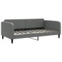 Sofá cama nido con colchón tela gris oscuro 100x200 cm de vidaXL, Camas y somieres - Ref: Foro24-3196840, Precio: 429,55 €, D...