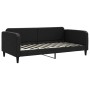 Sofá cama nido con colchón tela negro 100x200 cm de vidaXL, Camas y somieres - Ref: Foro24-3196841, Precio: 436,06 €, Descuen...