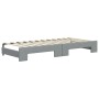 Sofá cama nido con colchón tela gris claro 90x200 cm de vidaXL, Camas y somieres - Ref: Foro24-3196834, Precio: 436,65 €, Des...