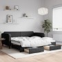 Sofá cama nido con cajones tela negro 100x200 cm de vidaXL, Camas y somieres - Ref: Foro24-3196859, Precio: 302,92 €, Descuen...