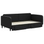 Sofá cama nido con cajones tela negro 100x200 cm de vidaXL, Camas y somieres - Ref: Foro24-3196859, Precio: 302,92 €, Descuen...