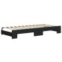 Sofá cama nido con colchón tela negro 90x200 cm de vidaXL, Camas y somieres - Ref: Foro24-3196836, Precio: 440,69 €, Descuent...