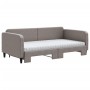 Sofá cama nido con colchón tela gris taupe 100x200 cm de vidaXL, Camas y somieres - Ref: Foro24-3196842, Precio: 438,96 €, De...