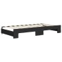 Sofá cama nido con colchón tela negro 90x190 cm de vidaXL, Camas y somieres - Ref: Foro24-3196846, Precio: 407,24 €, Descuent...