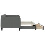 Sofá cama nido con cajones tela gris oscuro 90x200 cm de vidaXL, Camas y somieres - Ref: Foro24-3196853, Precio: 290,61 €, De...