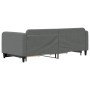 Sofá cama nido con cajones tela gris oscuro 90x200 cm de vidaXL, Camas y somieres - Ref: Foro24-3196853, Precio: 290,61 €, De...