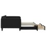 Sofá cama nido con cajones tela negro 90x190 cm de vidaXL, Camas y somieres - Ref: Foro24-3196864, Precio: 283,58 €, Descuent...