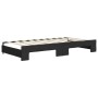 Sofá cama nido con cajones tela negro 90x190 cm de vidaXL, Camas y somieres - Ref: Foro24-3196864, Precio: 283,58 €, Descuent...