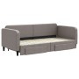 Sofá cama nido con cajones tela gris taupe 90x200 cm de vidaXL, Camas y somieres - Ref: Foro24-3196855, Precio: 288,20 €, Des...