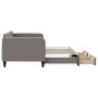 Sofá cama nido con cajones tela gris taupe 90x200 cm de vidaXL, Camas y somieres - Ref: Foro24-3196855, Precio: 288,20 €, Des...
