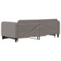 Sofá cama nido con cajones tela gris taupe 90x200 cm de vidaXL, Camas y somieres - Ref: Foro24-3196855, Precio: 288,20 €, Des...