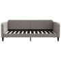 Sofá cama nido con cajones tela gris taupe 90x200 cm de vidaXL, Camas y somieres - Ref: Foro24-3196855, Precio: 288,20 €, Des...