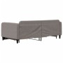 Sofá cama nido con cajones tela gris taupe 100x200 cm de vidaXL, Camas y somieres - Ref: Foro24-3196860, Precio: 305,63 €, De...