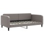 Sofá cama nido con cajones tela gris taupe 100x200 cm de vidaXL, Camas y somieres - Ref: Foro24-3196860, Precio: 305,63 €, De...